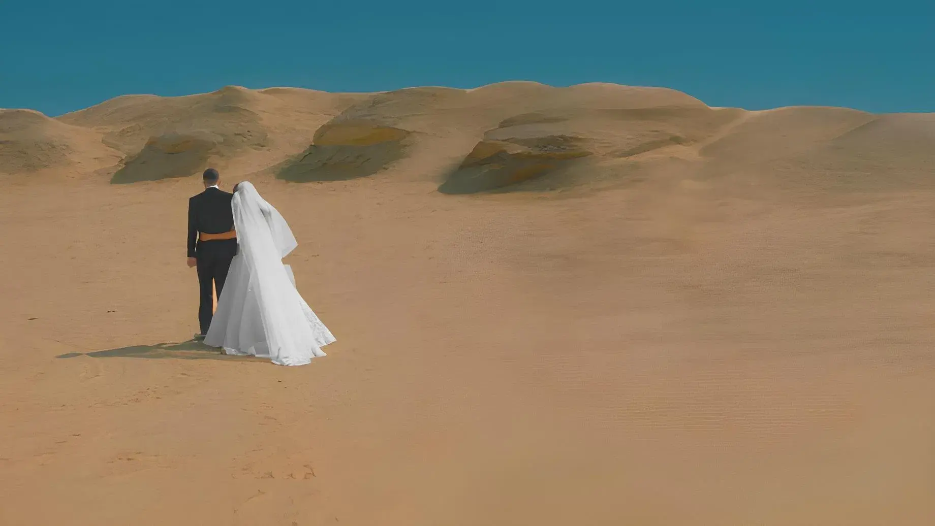 Marriage x Funeral backdrop
