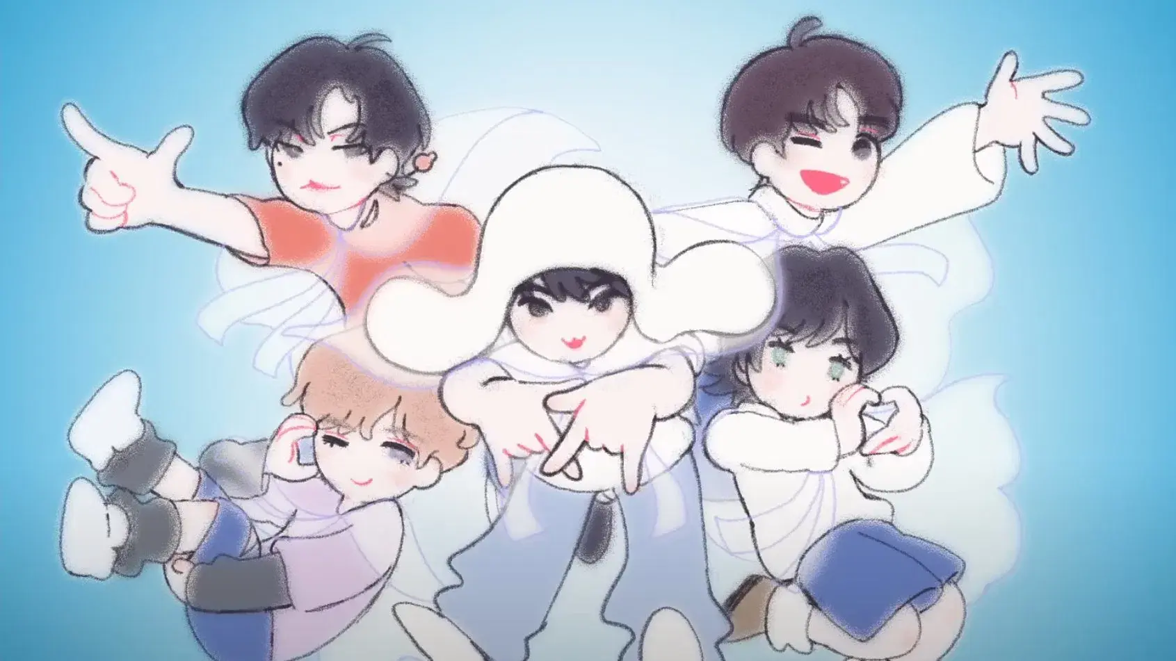 Tomorrow x Together - Kitto Zutto backdrop