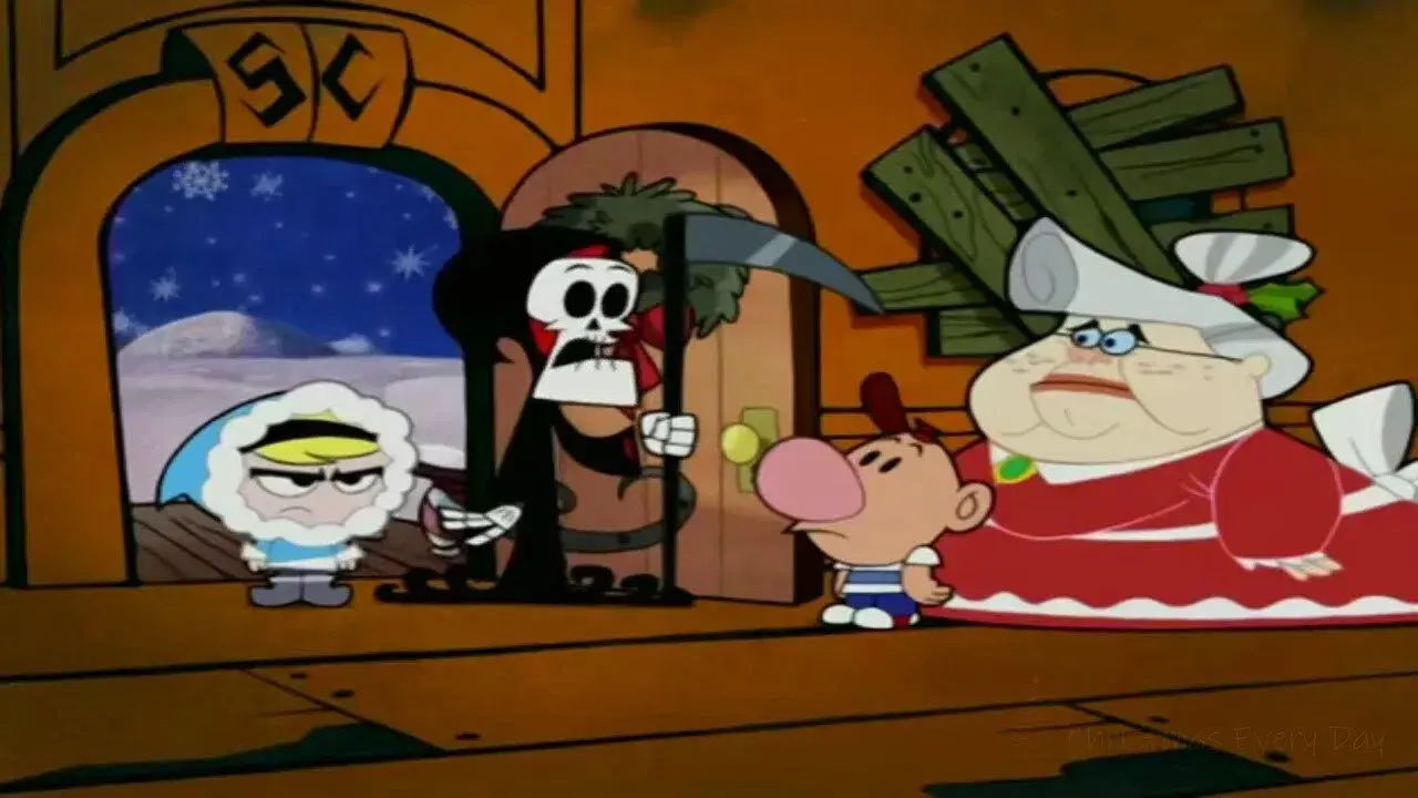 Billy and Mandy Save Christmas backdrop