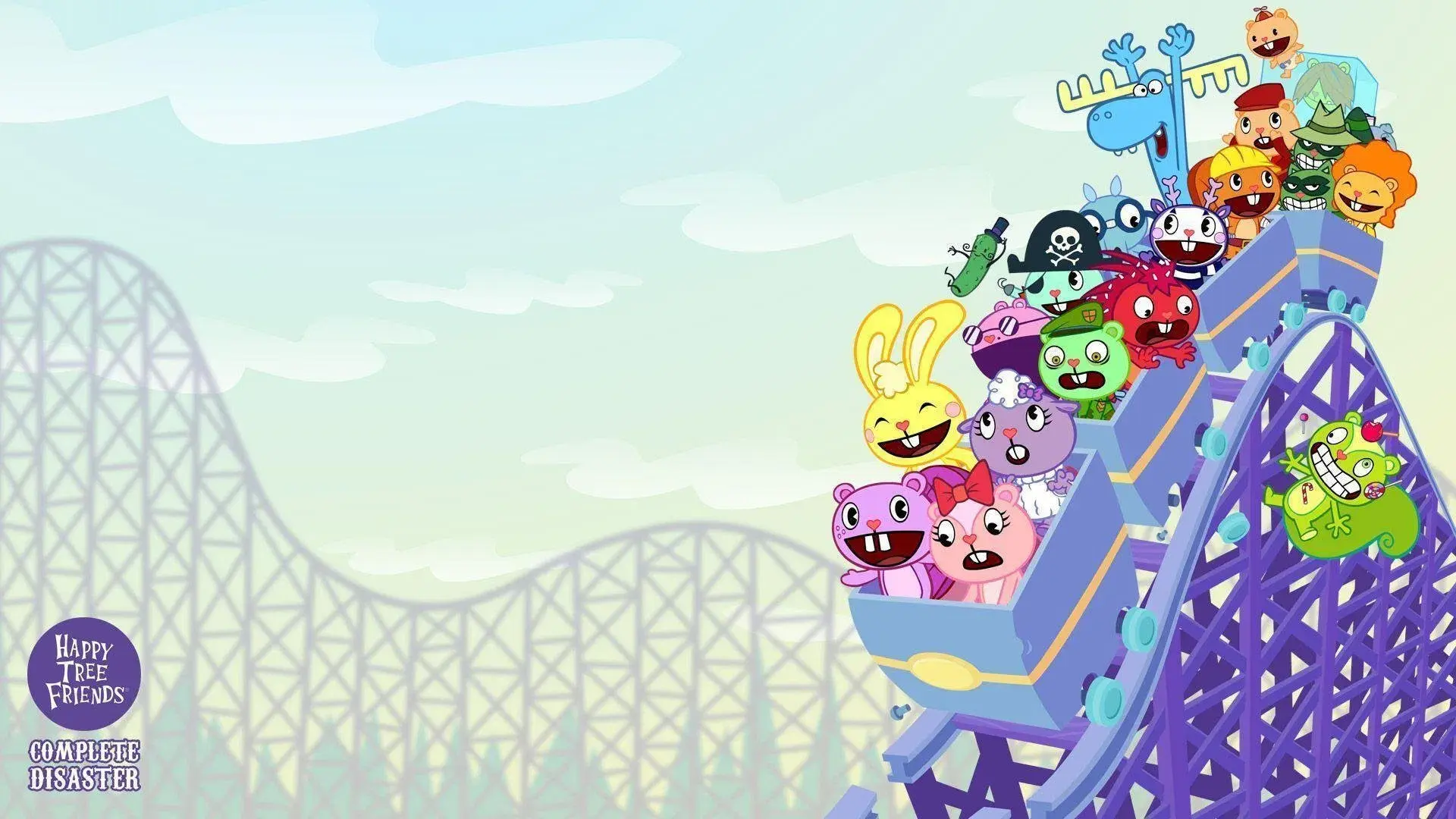 Happy Tree Friends- Winter Break backdrop