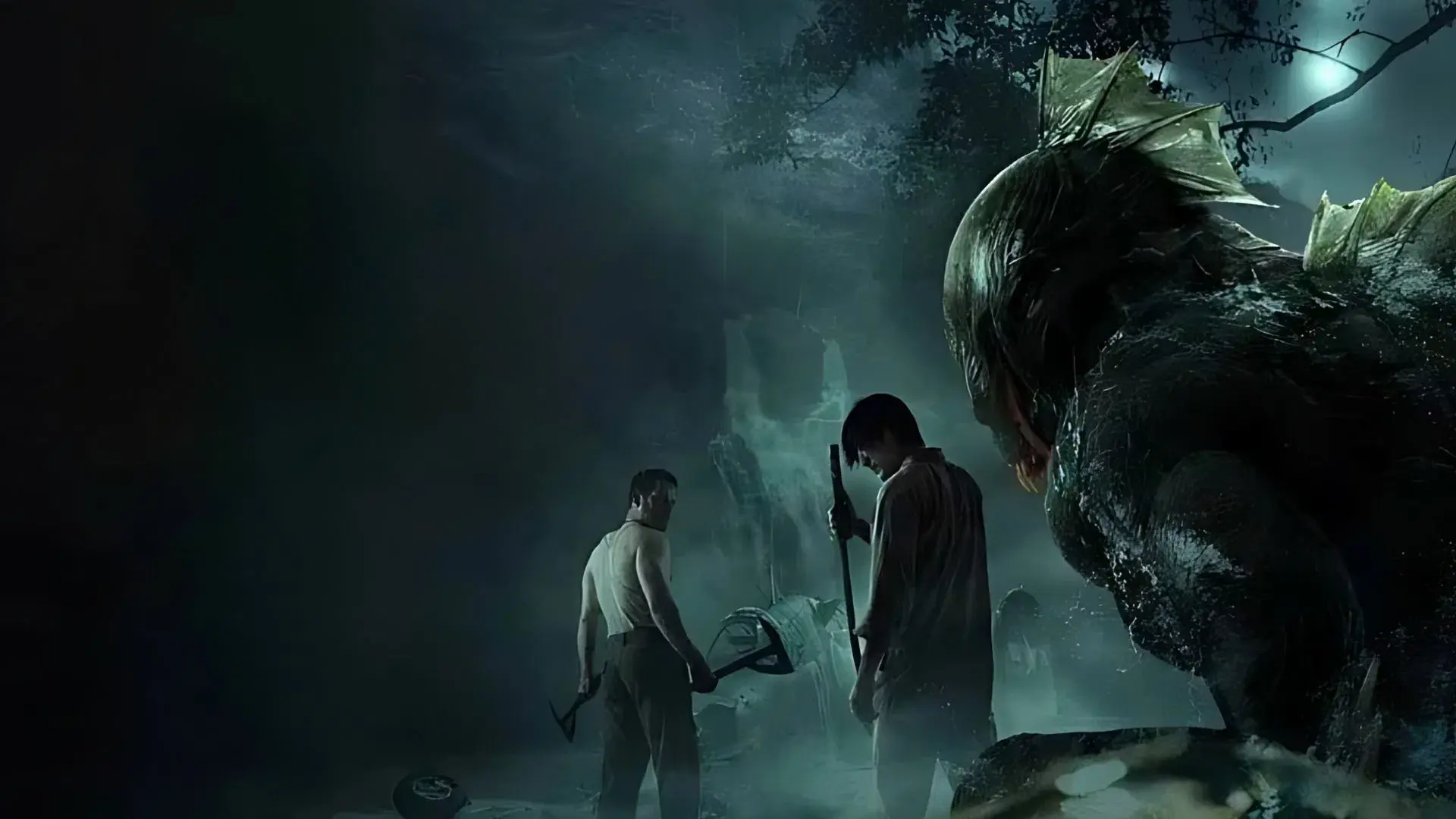 Monster Island backdrop