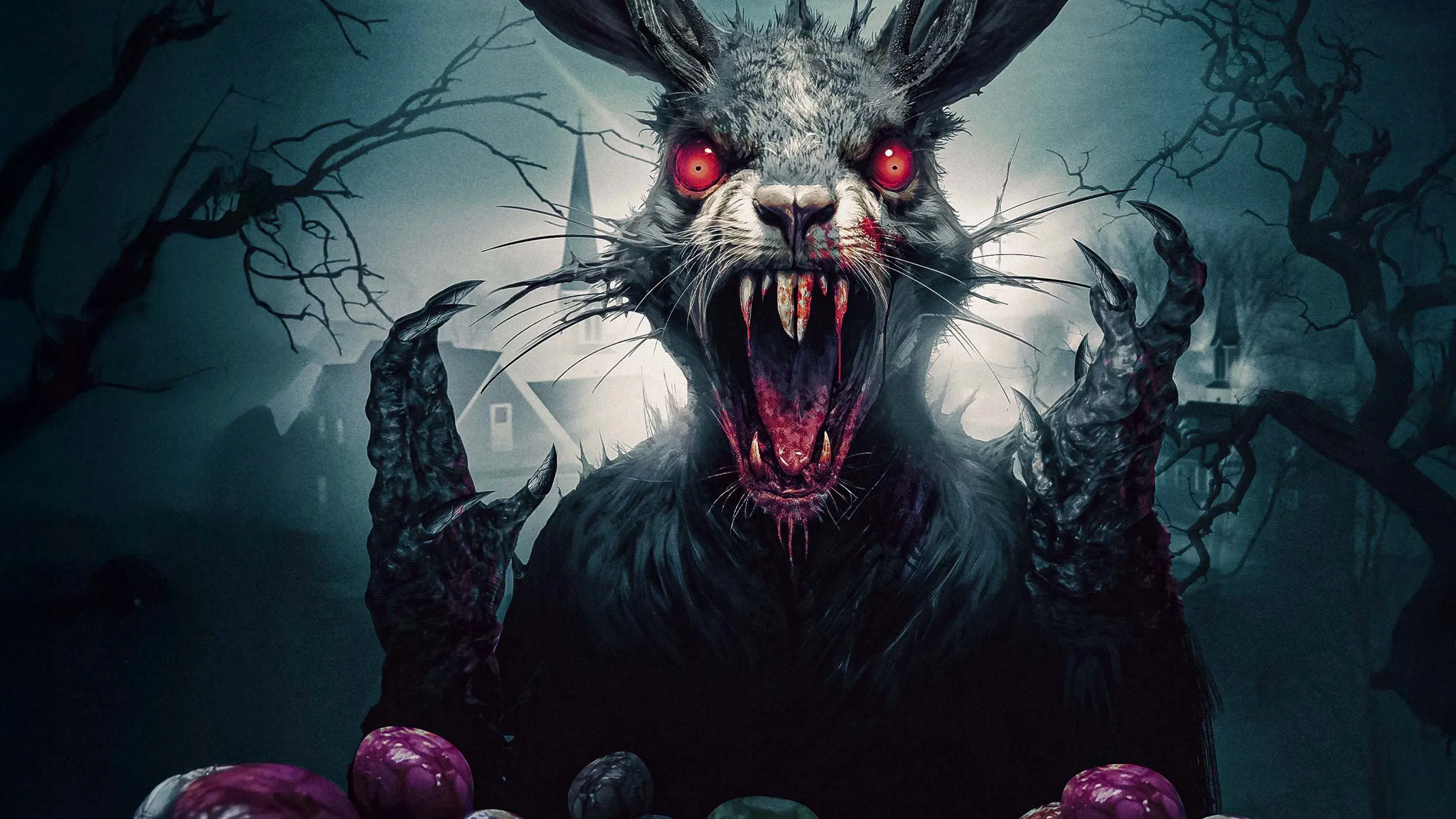 Easter Bloody Easter backdrop