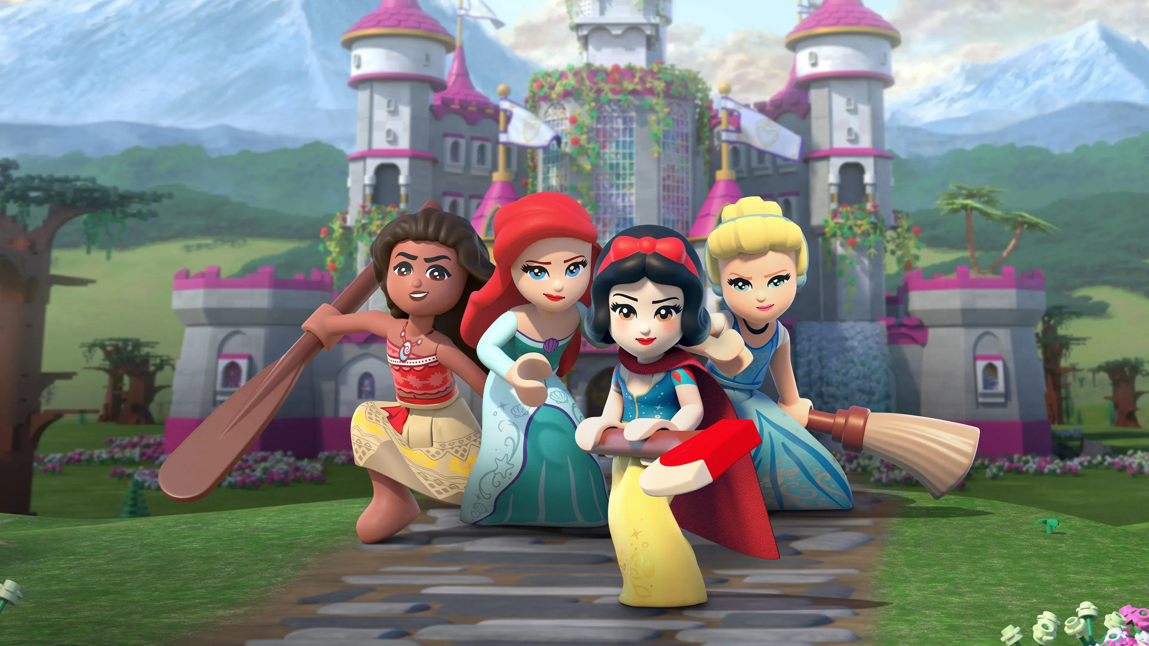 Lego Disney Princess: Villains Unite backdrop