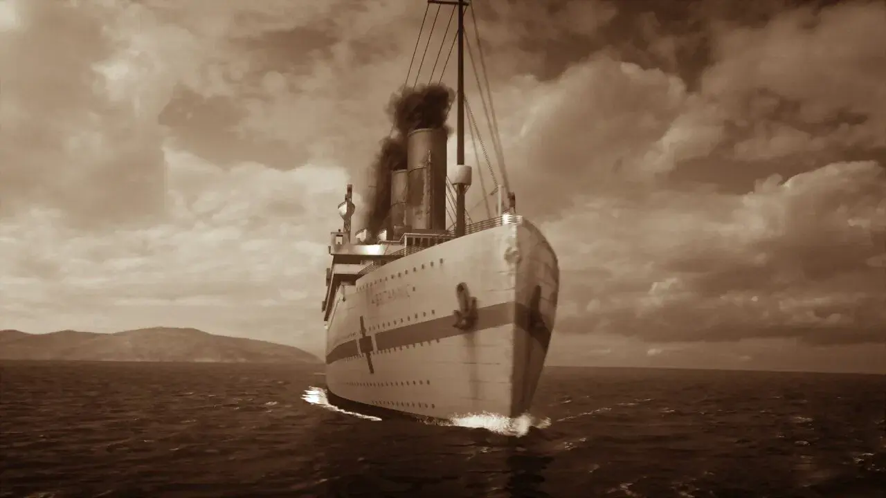 The Mystery of Britannic backdrop