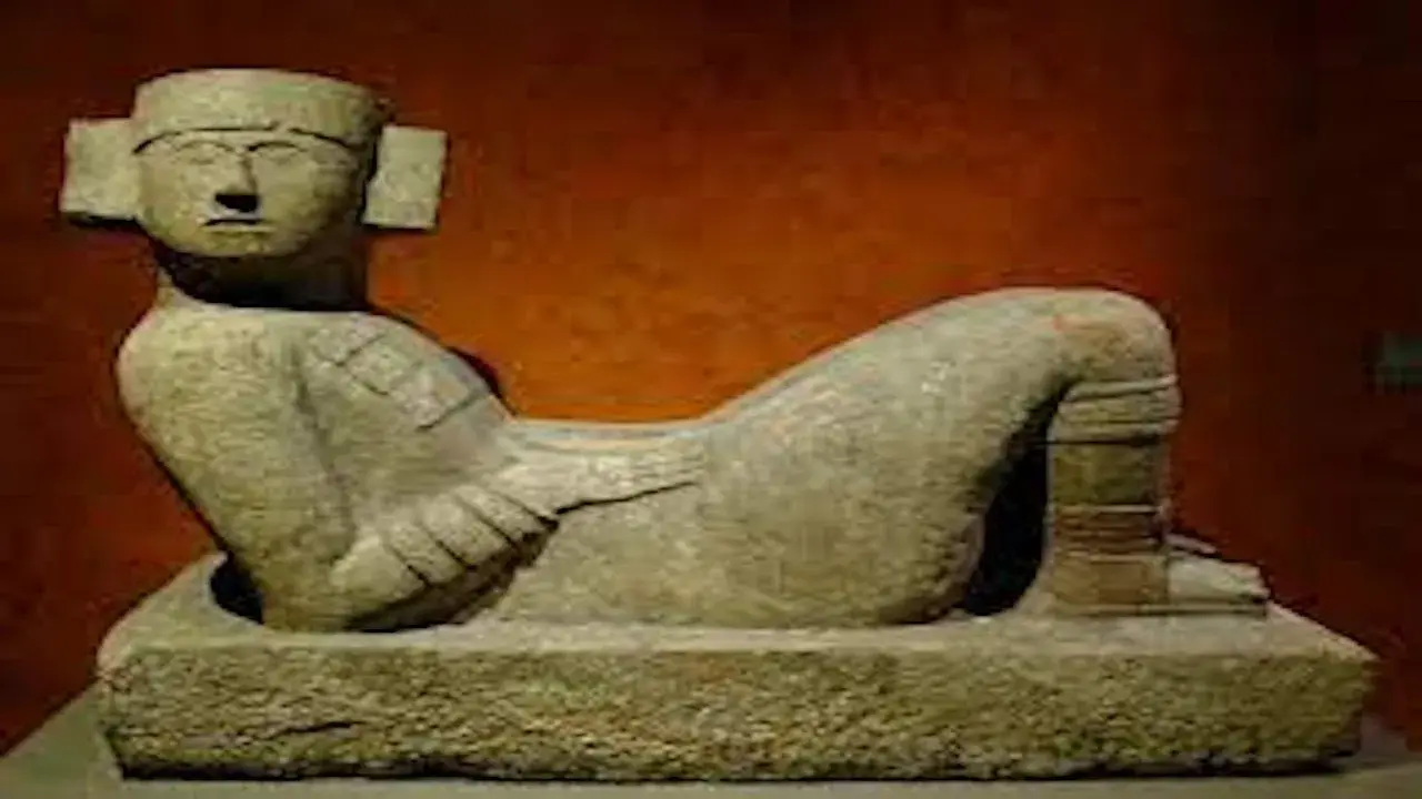 Chac Mool backdrop